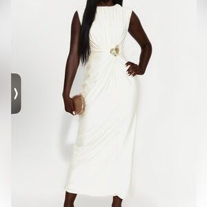 Elegant White Evening Dress